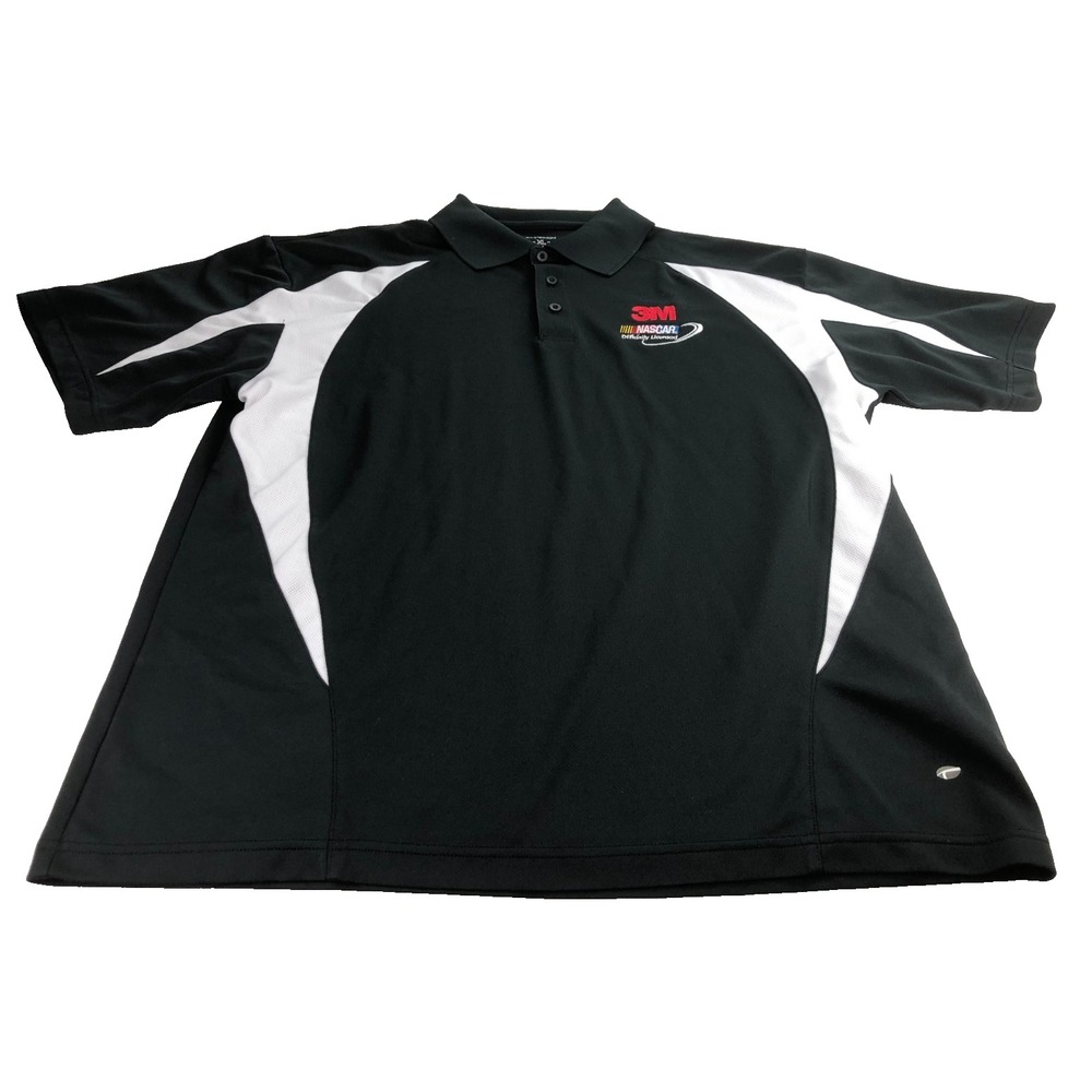 Tonix Nascar 3M‎ Men's Polo Shirt XL Short Sleeve Black Officially Licensed